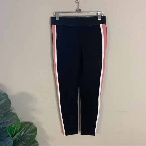 Zara Leggings with Pink Stripe - Picture 1 of 7
